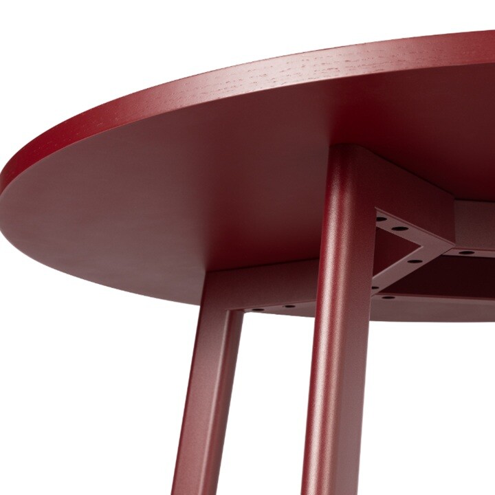 Balma runde Konferenztische der Serie Minimus - Durchmesser 180cm - Detail - Stabile Konstruktion