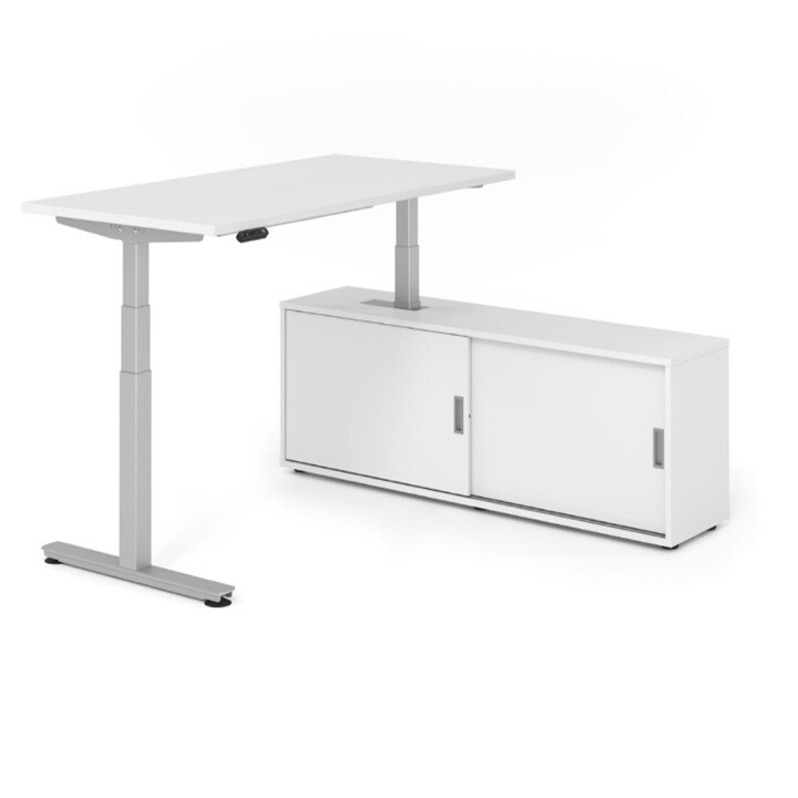 Hammerbacher Serie XDSM in Kombination mit einem Sideboard - Detail - Individuelle Farbgestaltung