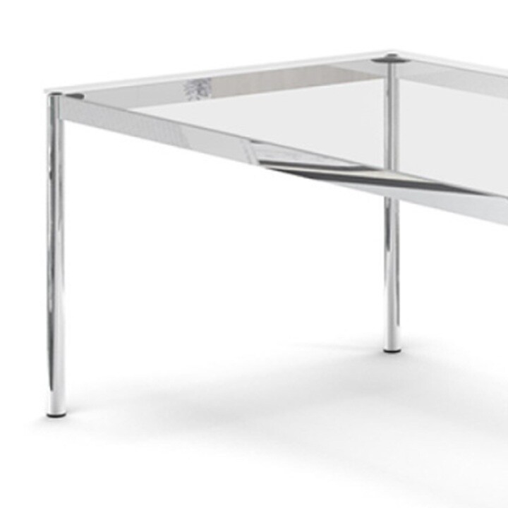 Viasit Serie System4 - Schreibtisch - Detail - Wählbare Glasplatte