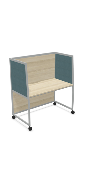 Maro Wariant - Schreibtisch mit hoher Abschirmung und fester Höhe