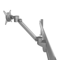 Hammerbacher Bildschirmhalter mit Schwenkarm für Organisationsschiene