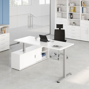 Hammerbacher Serie XDSM in Kombination mit einem Sideboard