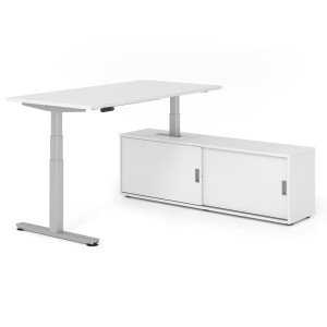 Hammerbacher Serie XDSM in Kombination mit einem Sideboard