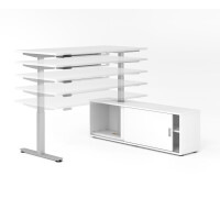 Hammerbacher Serie XDSM in Kombination mit einem Sideboard