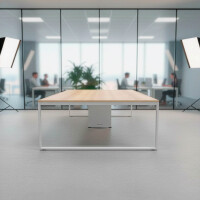 Balma Doppelarbeitsplatz der Serie Mixt  - für 4 Personen