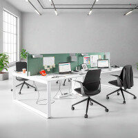 Balma Doppelarbeitsplatz der Serie Mixt  - für 4 Personen