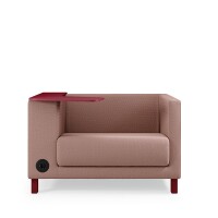 Profim Lounge-Sessel Vancouver Light mit Tisch