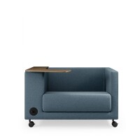 Profim Lounge-Sessel Vancouver Light mit Tisch