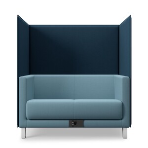 Profim Lounge-Sofa 2er Vancouver Light mit Trennwand