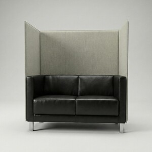 Profim Lounge-Sofa 2er Vancouver Light mit Trennwand