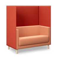 Profim Lounge-Sofa 2er Vancouver Light mit Trennwand