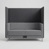Profim Lounge-Sofa 25er Vancouver Light mit Trennwand