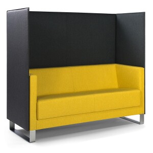 Profim Lounge-Sofa 3er Vancouver Light mit Trennwand