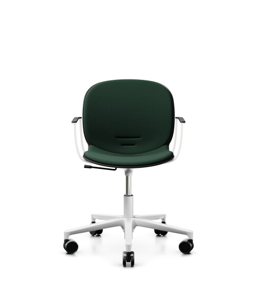 Profim Drehstuhl Noor mit Furnierschale, Sitz- und Rückenpolster