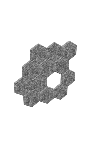 Hammerbacher Akustikwaben - 6-eckig (12 Stück)